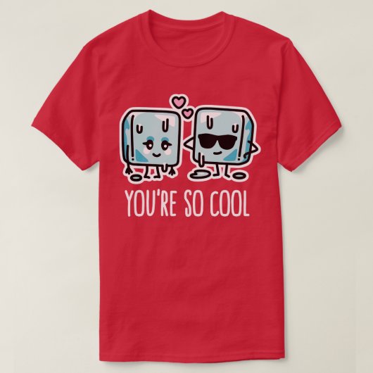 Ihr so cooles Cube Eis Liebhaber in Kawaii T-Shirt (Design vorne)
