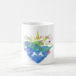 Ihr Sommer meine Sommer-Zahl Skate-Entwurf Kaffeetasse