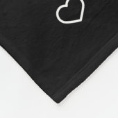 Ihr Song-Code Custom Foto Couple Geschenk für sie Fleecedecke (Ecke)