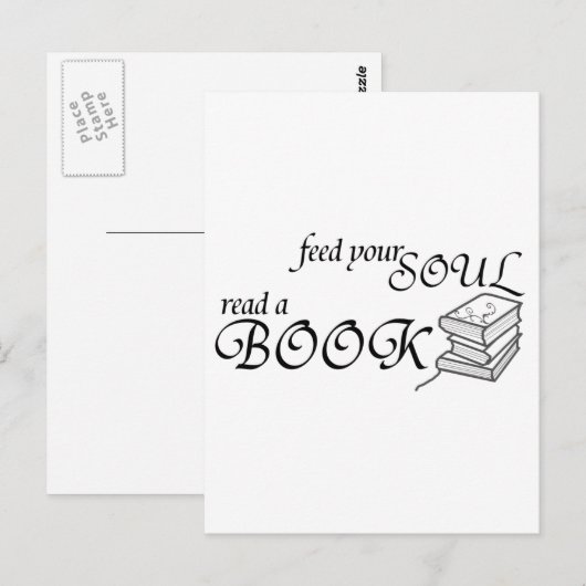 Ihr Soul gefüttert Postkarte (Vorne/Hinten)