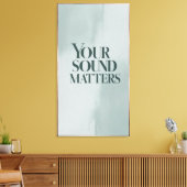 Ihr Sound zählt 3 Leinwanddruck (Insitu (Wohnzimmer))