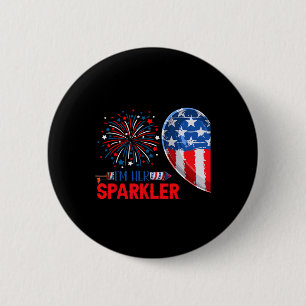 Ihr Sparkler 4. Juli Funny Couple Costume Patr Button