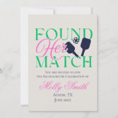 Ihr Spiel gefunden - Fun Pickleball Inspiriert Bri Einladung (Vorderseite)