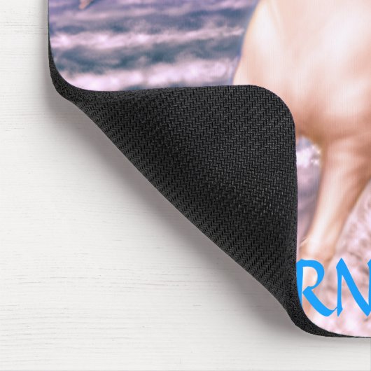 Ihr Spitzname? , UNICORNMANE Mousepad (Ecke)