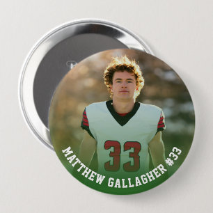 Ihr Sportfoto   Personalisierter Team-Foto-Button Button