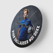 Ihr sportliches Foto | Personalisierte Uhr (Winkel)