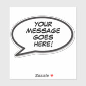 Ihr Sprechpult für Nachrichten Aufkleber (Blatt)