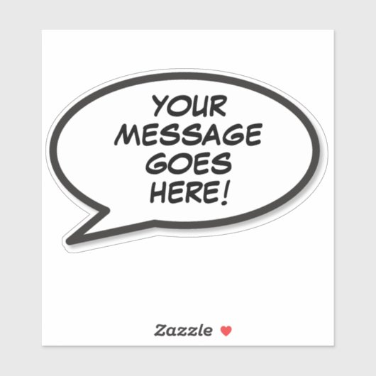 Ihr Sprechpult für Nachrichten Aufkleber (Blatt)