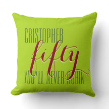 Ihr Sprichwort: Christopher, fünfzig wirst du nie