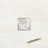 Ihr Square-Foto-Design mit Individuelle Name Post-it Klebezettel (Auf Schreibtisch)