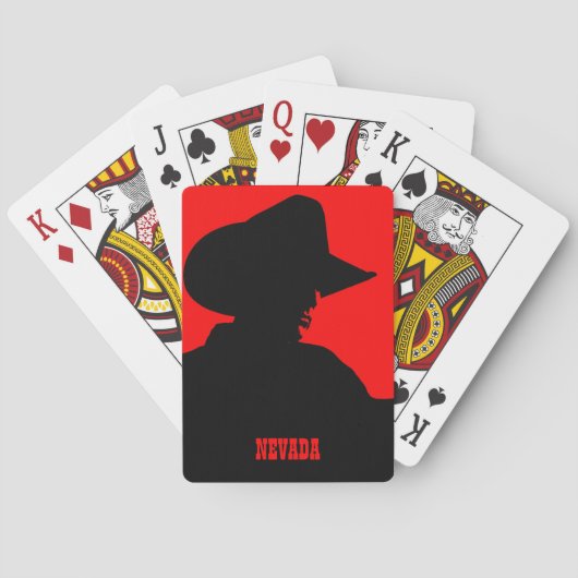 IHR STAAT kundengerechter Text-Cowboy Spielkarten (Rückseite)