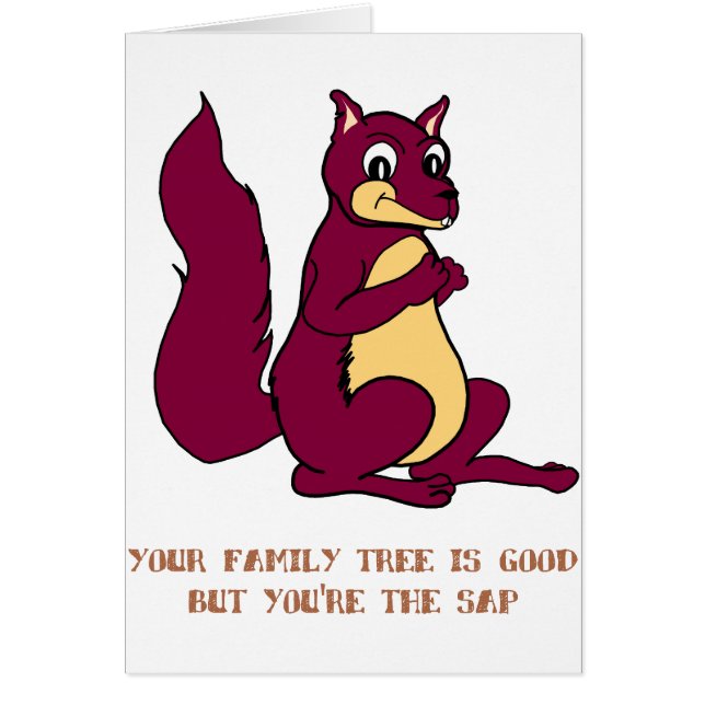 Ihr Stammbaum ist gut, aber Sie sind der Saft (Vorne)