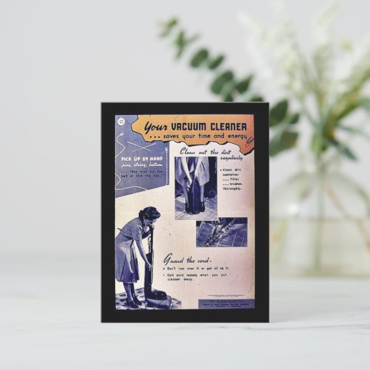 Ihr Staubsauger Postkarte (Stehend Vorderseite)