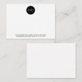 Ihr Stilkreis (Bildtyp) Mitteilungskarte (Vorne/Hinten)