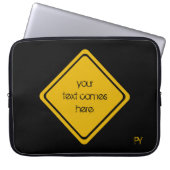 Ihr Straßenschild Laptopschutzhülle (Vorderseite)