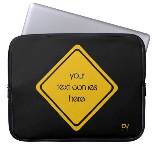 Ihr Straßenschild Laptopschutzhülle (Vorderseite)