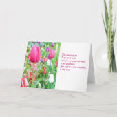 Ihr Support macht alles ein bisschen einfacher... Dankeskarte (Vorderseite)