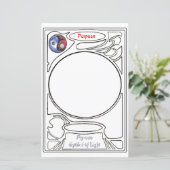 Ihr Symbol-Doodelling auf Zweckcode (Stehend Vorderseite)