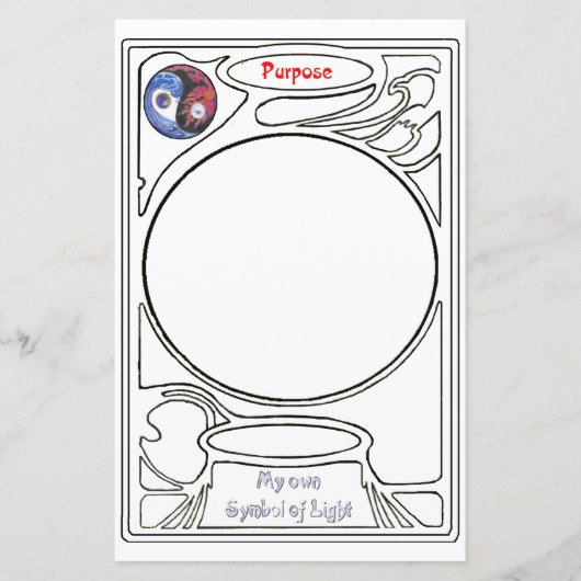 Ihr Symbol-Doodelling auf Zweckcode (Vorderseite)