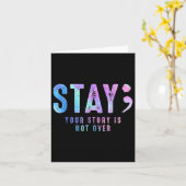 Ihr T-Shirt ist nicht Selbstmord über Prävention B Karte (Gelbe Blume)