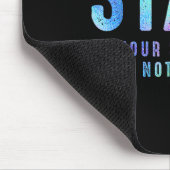 Ihr T-Shirt ist nicht Selbstmord über Prävention B Mousepad (Ecke)