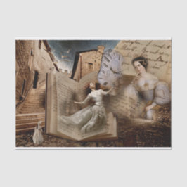 Ihr Tagebuch-Dekoupage Seidenpapier