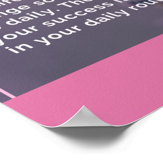 Ihr Tagesablauf Poster (Ecke)