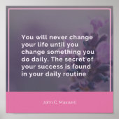 Ihr Tagesablauf Poster (Vorne)