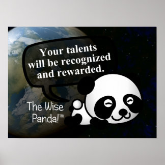 Ihr Talent wird erkannt und belohnt Poster