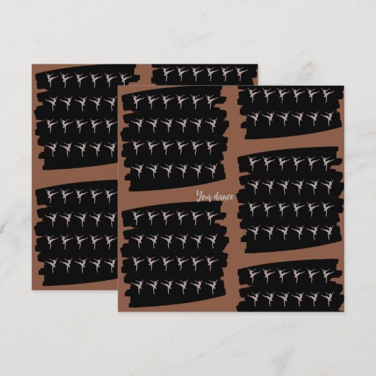Ihr Tanz Einladung (Vorne/Hinten)