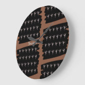 Ihr Tanz Große Wanduhr (Winkel)