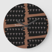 Ihr Tanz Große Wanduhr (Vorderseite)