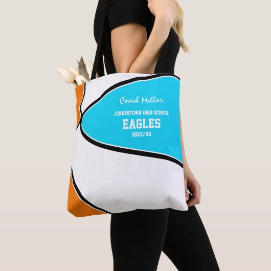 Ihr Team FARBEN Basketball-Trainer oder Athlet Tasche (Von Nahem)