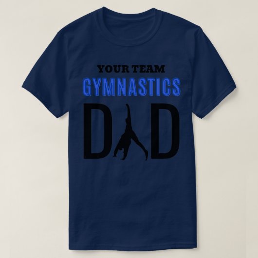 Ihr Team Gymnastik Papa 1 T-Shirt (Design vorne)