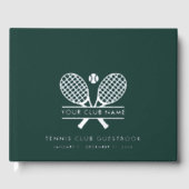 Ihr Tennis Club Name Team Spieler Country House Gästebuch (Vorderseite)