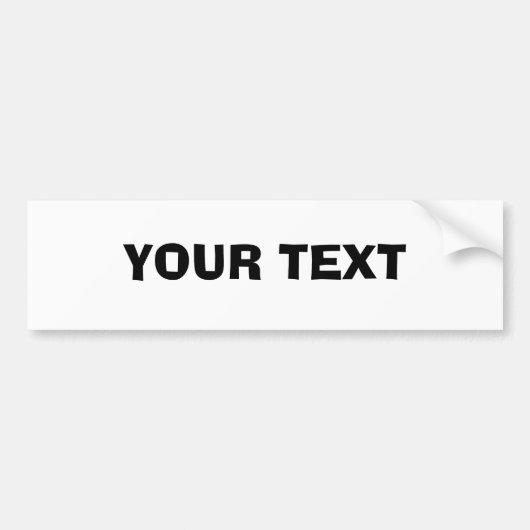 Ihr Text "Ad Lib" Autoaufkleber (Vorne)