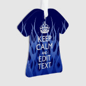 Ihr Text auf Behalten Ruhe auf den Flammen des nav Ornament (Vorderseite)