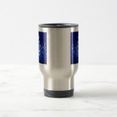 Ihr Text auf Behalten Ruhe auf den Flammen des nav Reisebecher (Mittel)