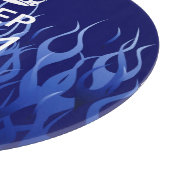 Ihr Text auf Behalten Ruhe auf den Flammen des nav Schneidebrett (Ecke)