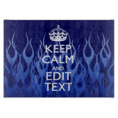 Ihr Text auf Behalten Ruhe auf den Flammen des nav Schneidebrett (Vorderseite)