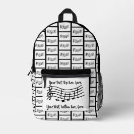 Ihr Text auf Rucksäcken mit benutzerdefinierten Mu Bedruckter Rucksack