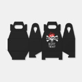 Ihr Text Behalte Ruhe rote Kronenkratzel Skull Geschenkschachtel (Ungefaltet)