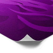 Ihr Text behalten an ruhigen lila laufenden Poster (Ecke)