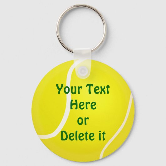 IHR TEXT CHEAP Tennis Schlüsselanhänger unter $4.0 (Vorderseite)