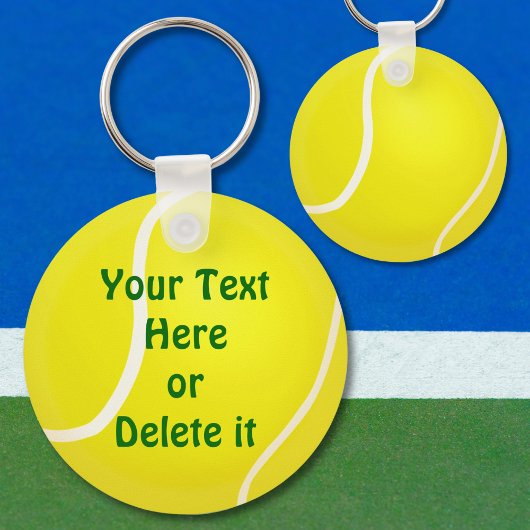 IHR TEXT CHEAP Tennis Schlüsselanhänger unter $4.0