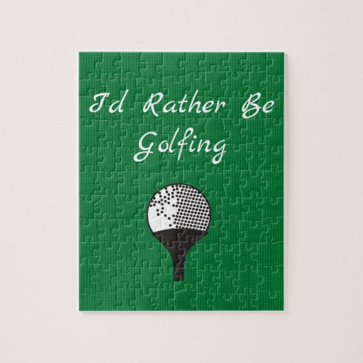 Ihr Text Country Green Burlap Solid Schlichte Farb Puzzle (Vertikal)