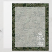 Ihr Text Digital Camouflage Olive Green Behalten R (Vorne/Hinten)