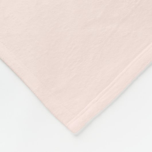 Ihr Text | Elegantes Script & Soft Blush Pink Ombr Fleecedecke (Ecke)