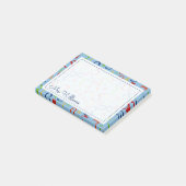 Ihr Text | Farbenfrohe Mathematik Post-it Klebezettel (angewinkelt)