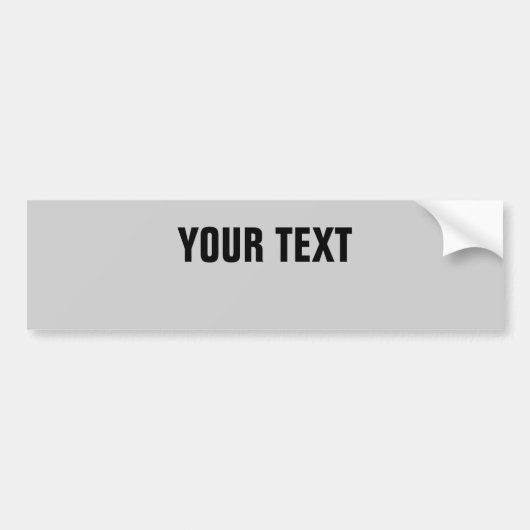 Ihr Text "Folio Bold CONDENSEED" auf Grau Autoaufkleber (Vorne)